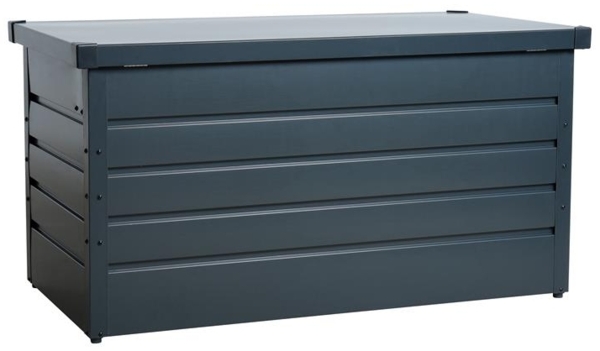 Metall Auflagenbox Kissenbox Gartentruhe Gartenbox Aufbewahrungsbox Anthrazit Bild 8