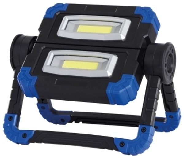 RealPower 463617 10 W LED 2 Glühbirne(n) IPX2 Schwarz Blau Flood work light