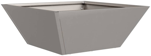 vidaXL Garten-Pflanzgefäß Rostig 40 x 40 x 15 cm Wetterfeststahl 873822