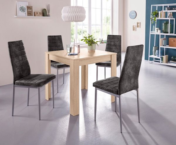 INOSIGN Essgruppe, (Set, 5-tlg), Tischgruppe für kleine Räume