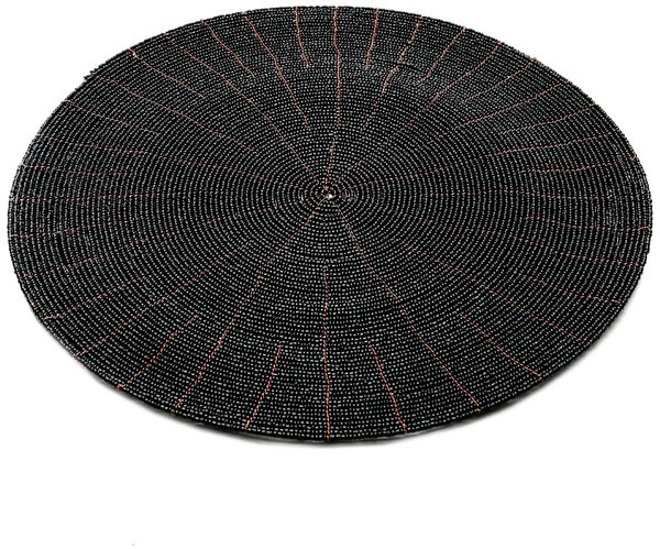 Das Beaded Platzdeckchen - Schwarz