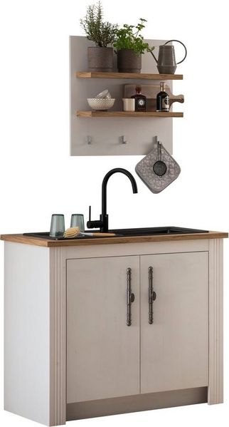 OTTO home Pantryküche KS-Westminster, Breite 96 cm, ohne E-Geräte