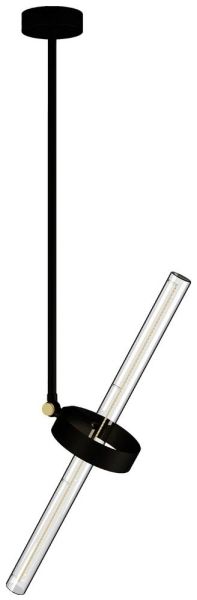 - Deckenleuchte WIPER, 1x S14d, Metall schwarz -