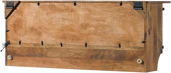 Wandregal Mango / Altholz 115x30x45 natur lackiert RAILWAY LUX #150 Bild 10