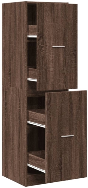 vidaXL Apothekerschrank Eichen-Optik 40x41x144,5 cm Holzwerkstoff 3309642