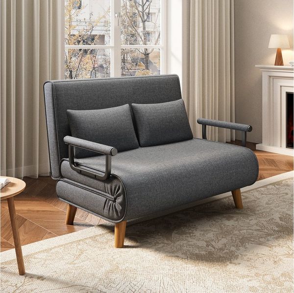 Bealife Relaxsessel Schlafsessel mit Bettfunktion, Schlafsofa 2-Sitzer