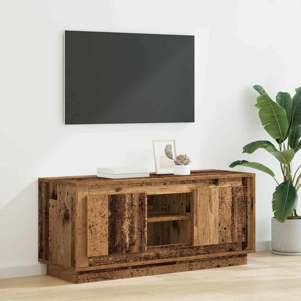 vidaXL TV-Schränk Altholz 102 x 35 x 45 cm Holzwerkstoff 881313