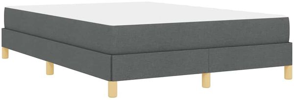 vidaXL Boxspringbett mit Matratze Dunkelgrau 140 x 200 cm Stoff 3398571 Bild 9