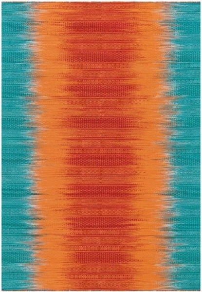 Sunset 8070 Orange / Blau 90cm x 160cm