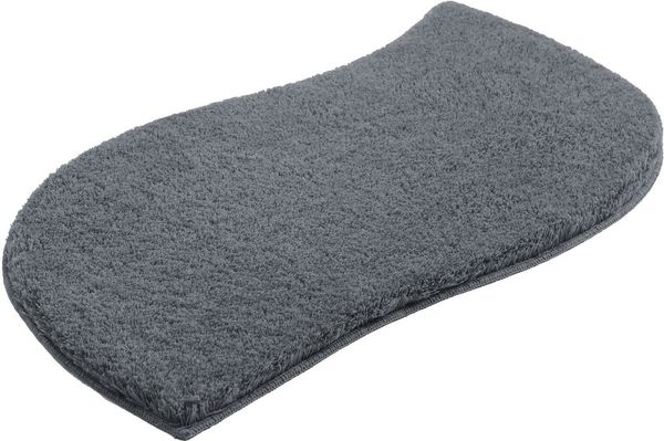OTTO home Badematte Merida, Badvorleger, Badezimmer Teppich, Höhe 32 mm, rutschhemmend beschichtet, schnell trocknend, strapazierfähig, fußbodenheizungsgeeignet, Kunstfaser, wellenförmig, Badteppich, Uni Farben, rechteckig, rund & als 2-tlg. Set erhält...