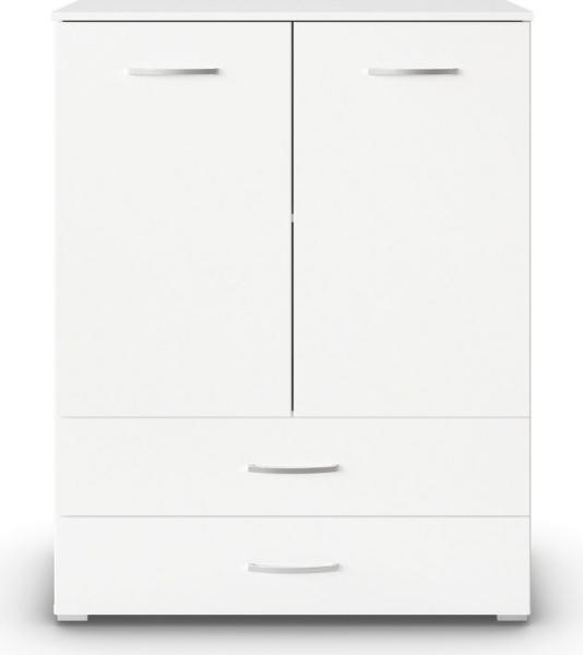 rauch Hochkommode Pure by Aditio, im minimalistischem Design, 2 Schubladen mit Softclose-Funktion