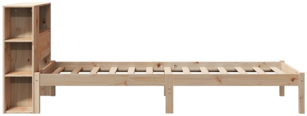 vidaXL Massivholzbett mit Regal ohne Matratze 90x200 cm Kiefer 3321563 Bild 6
