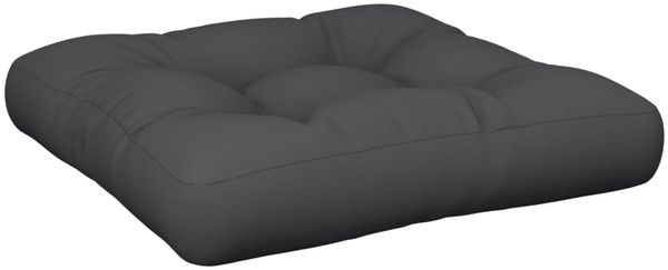 vidaXL Palettenkissen Schwarz 50x50x12 cm Stoff 360432 Bild 2