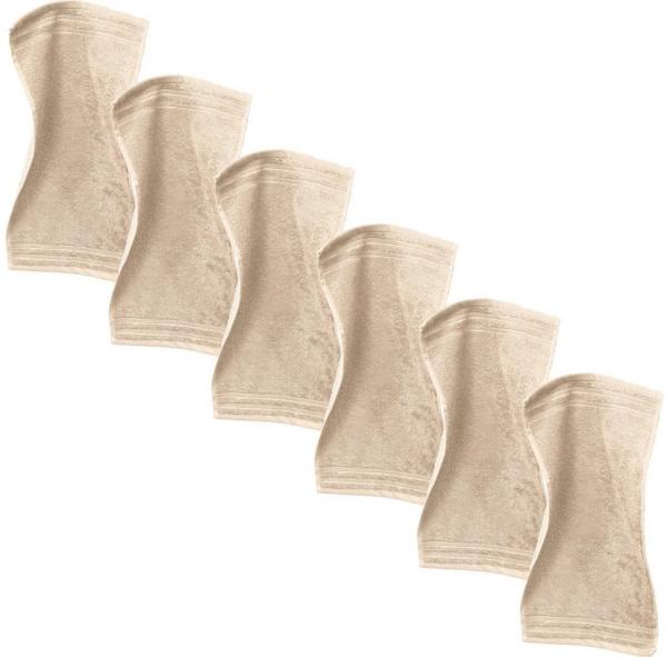 Erwin Müller Gästehandtuch Gästetuch "Heidelberg" 6er-Pack, Frottier, Walk-Frottier Uni Bild 1