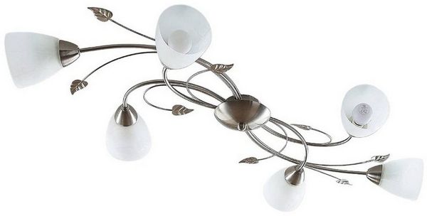 Lindby Deckenleuchten Yannie, Metall, Alu IP20, 6 x 4,5 W LED