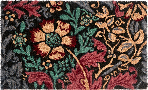 Fußmatte ILLIAMNA Bunt 45 x 75 cm Blume Kokosfasern