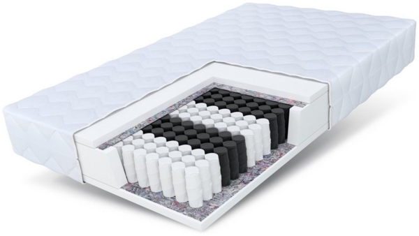 Taschenfederkernmatratze METISMAX H3 90x200, 140x200, 180x200 cm & weitere Größen, FDM, 16 cm hoch, (Matratze mit waschbarem Premium Bezug, Allergiker geeignet) Bild 5