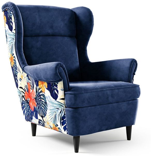 Beautysofa Ohrensessel Havana im skandinavischen Stil (hoher Rückenlehne & modernem Design), 4 trendige Farben zur Auswahl