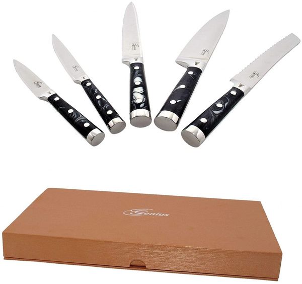 Genius - Profi Messerset 5-teilig in Geschenkebox sehr hochwertig UVP 149,95€