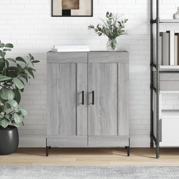 vidaXL Sideboard Grau Sonoma 69,5x34x90 cm Holzwerkstoff 830210