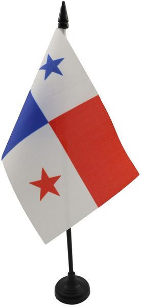 AZ FLAG - Tischflagge Panama - 15x10 cm - Panamaische Tischfahne 10x15 Cm - Flaggen