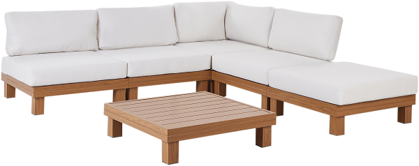 Lounge Set SANZA Metall 5 Personen Universal Weiß