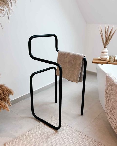 Herrendiener JAMES, 89,5 x 42,5 x 42,5 cm, schwarz, modern