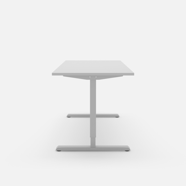 Steelforce 300 Schreibtisch - 200 , Lichtgrau , Weiß Bild 5