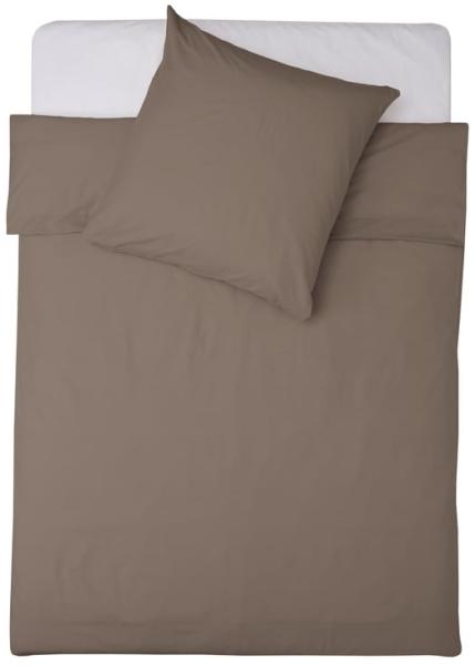 Lumaland Bettwäsche Premium Everyday, 2 teilig, Ganzjahres Bettbezug 155x220cm Kissenbezug 80x80cm