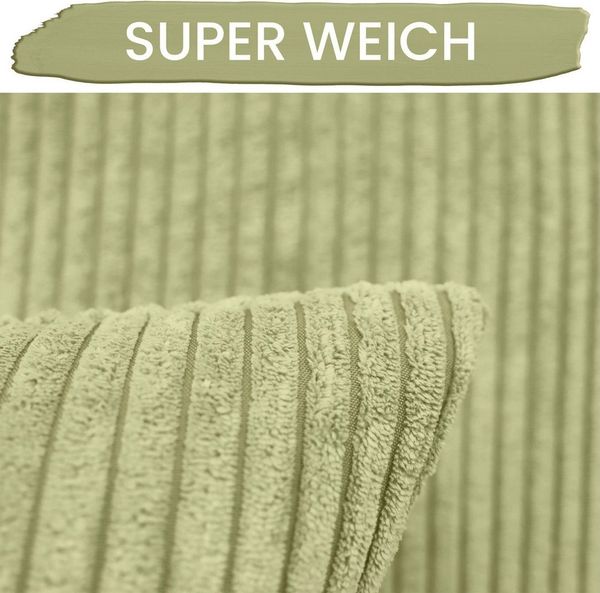Amilian Dekokissen mit Füllung und Kissenbezug - 2er Set - Kissen, Zierkissen, Sofakissen, (2 Stück), Kopfkissen, Kuschelkissen, Couchkissen mit Kissenfüllung