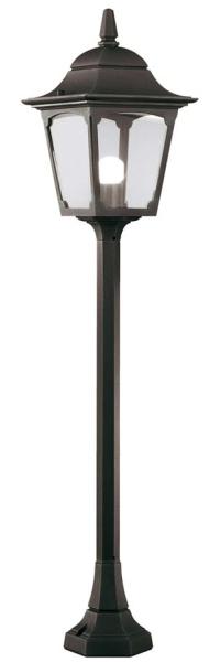 Außenleuchte, Kandelaber, Stehleuchte, schwarz, Höhe 100 cm