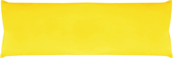 Seitenschläfer Kissenhülle Kissenfüllung Körperkissen, bequem und anschmiegsam in vielen verschiedenen Farben erhältlich (ca. 40x120cm / gelb - sonnengelb)
