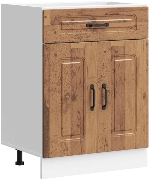 vidaXL Küchenunterschrank Kalmar Altholz-Optik Holzwerkstoff 853495