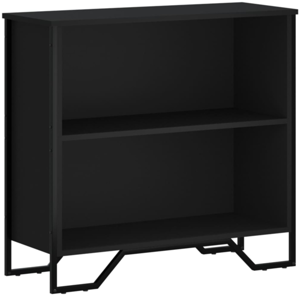 vidaXL Bücherregal Schwarz 80x31x74,5 cm Holzwerkstoff 848619