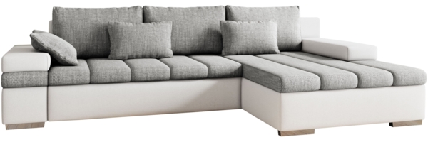Ecksofa Bangkok (Farbe: Soft 017 + Lawa 05, Seite: Rechts)