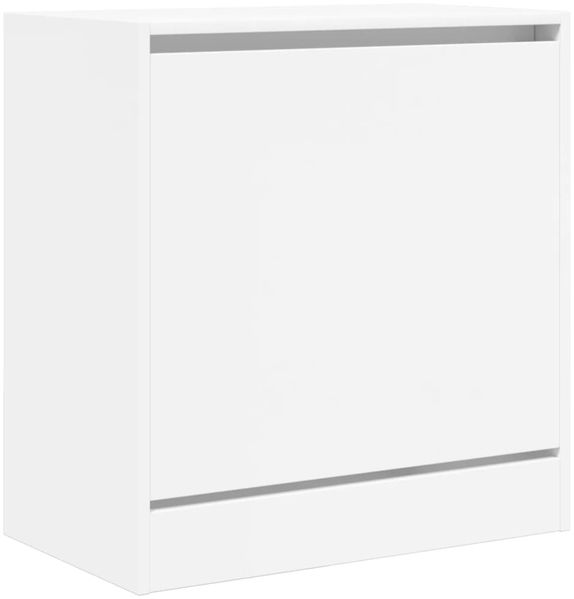 vidaXL Schuhschrank Weiß 60x34x63,5 cm Holzwerkstoff 839938 Bild 4