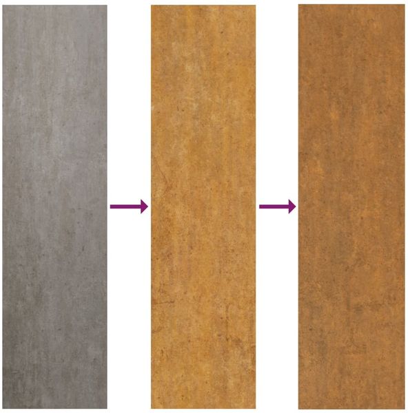 vidaXL Gartentor 85x200 cm Cortenstahl Baum-Design 153213 Bild 11