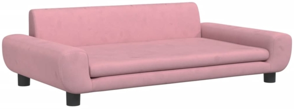 vidaXL Kindersofa 100 x 54 x 33 cm Samt, Rosa