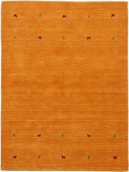 carpetfine 'Gabbeh Uni' Wollteppich, reine Wolle, Gelb, 200x290 cm