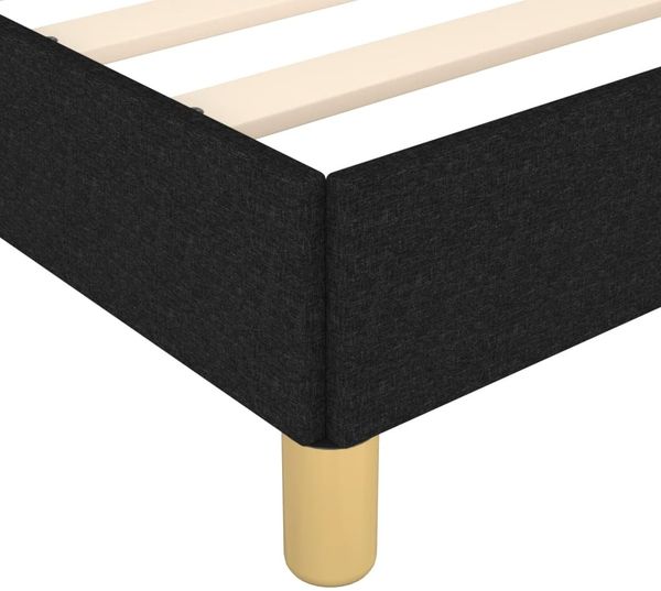 Boxspringbett Schwarz 160x200 cm Stoff [3120971] Bild 7