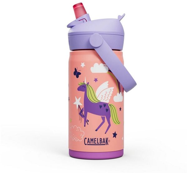 Camelbak Trinkflasche Thrive Flip Straw Kids Kindertrinkflasche Edelstahl isoliert 350 ml