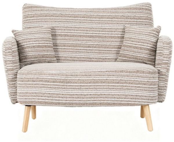 BlingBin 2-Sitzer Polstersofa mit Armlehne, Doppelsofa mit 2 Kissen, Sofa 1 Teile, Zweisitzer-Sofa, modernes Sofa, für Schlafzimmer, Zimmer, Wohnungen