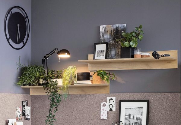 Places of Style Wandregal Moid, Wandboard, Breite 50 oder 100 cm