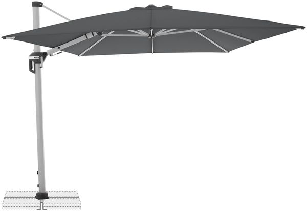 Doppler Sonnenschirm / Ampelschirm "Active II Pendelschirm 350 x 260", anthrazit, 350 x 260 cm