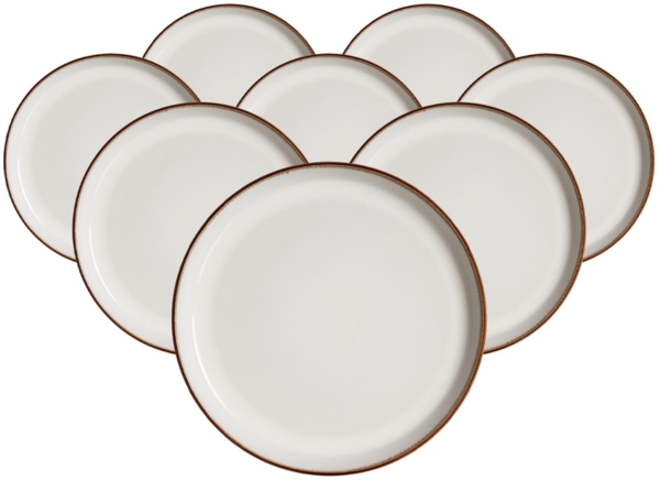 Ritzenhoff & Breker Visby Dessert-Teller ø 20,5 cm 8er Set weiß