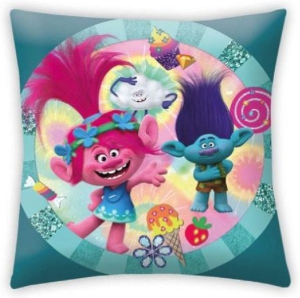 Trolls Dekokissen Kuschelkissen (1 Stk.) 40x40 cm aus Polyester