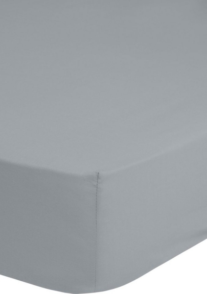 Good Morning Spannbettlaken, Silber, 100x200 cm, 100% Baumwolle