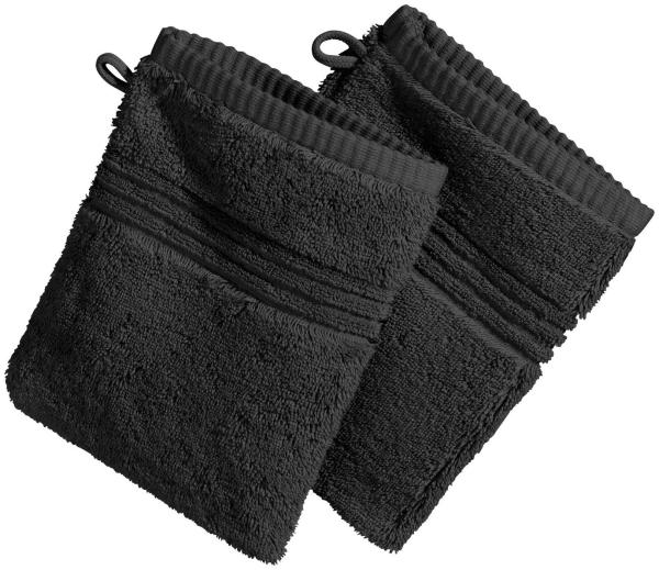 Erwin Müller Waschhandschuh Waschhandschuh "Konstanz" 2er-Pack, Frottier, Walk-Frottier Uni Bild 1