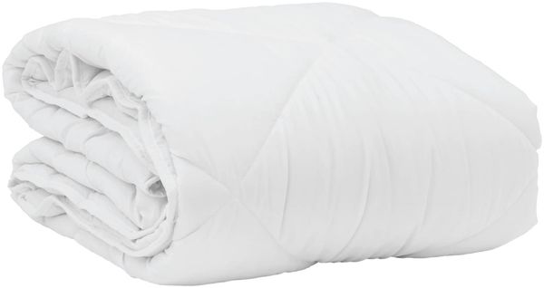 vidaXL Sommerdecke mit Kissen 2 pcs Weiß Mikrofaser 3376490 Bild 4