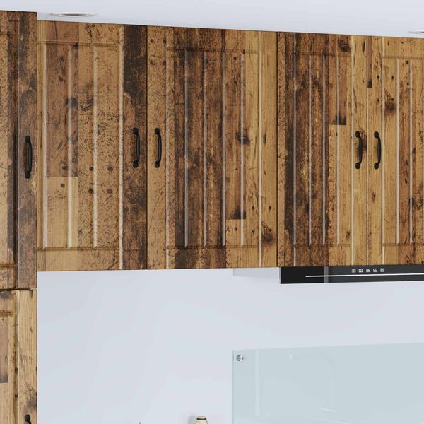 vidaXL Wandschrank LUCCA Altholz 50 x 31 x 80 cm Holzwerkstoff 885043